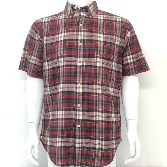 Polo Ralph Lauren Other - Polo Ralph Lauren Plaid Short Sleeve Dress Shirt
